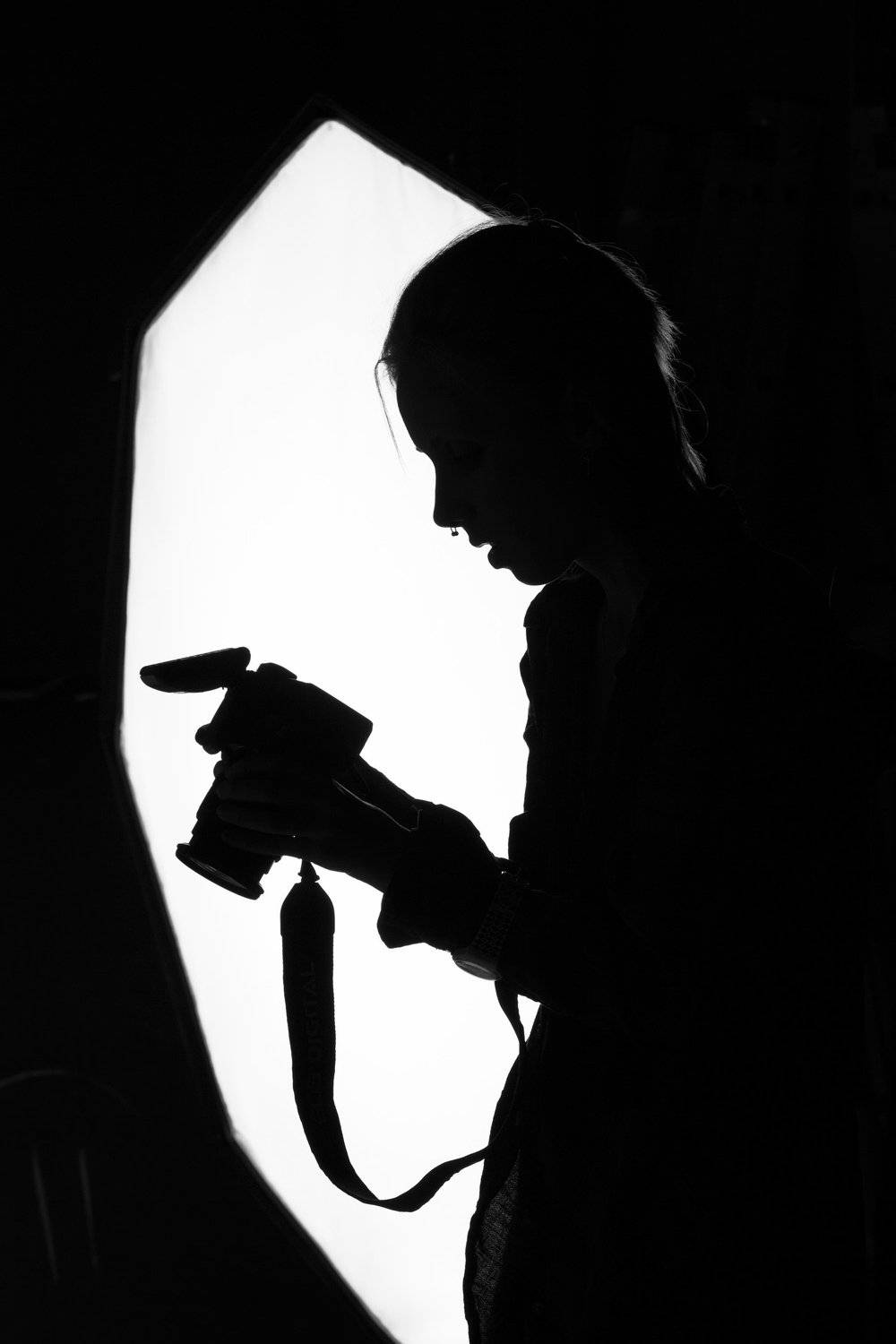 силует фотограф чб, Шипов Олег