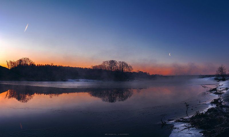 Рассвет. река Чусовая фото превью