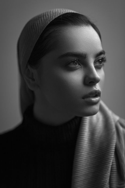 portrait, model, studio, lighting, portfolio, headshot, bw, face, *** фото превью