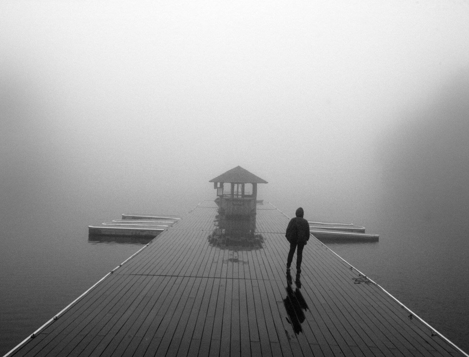 ч/б перспектива, атмосфера, одиночество, isamonov