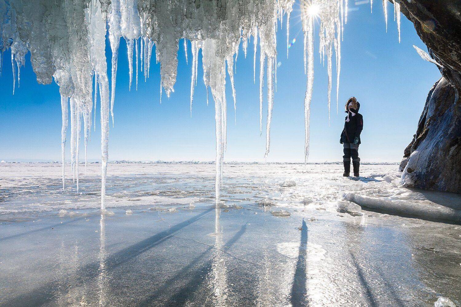 Байкал, лед, Ольхон, Власов Егор