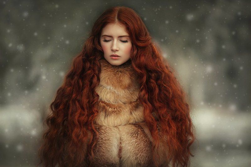 liliyanazarova, model, fashion, fashion model, glamour, portrait, female, woman, girl, young woman, young, adult, cute, beauty, beautiful, park, winter, photographer, photoshoot, photoset, outside, national park, nature, forest, hair, smile, sunlight, rus Red Winter | Liliya Nazarova фото превью