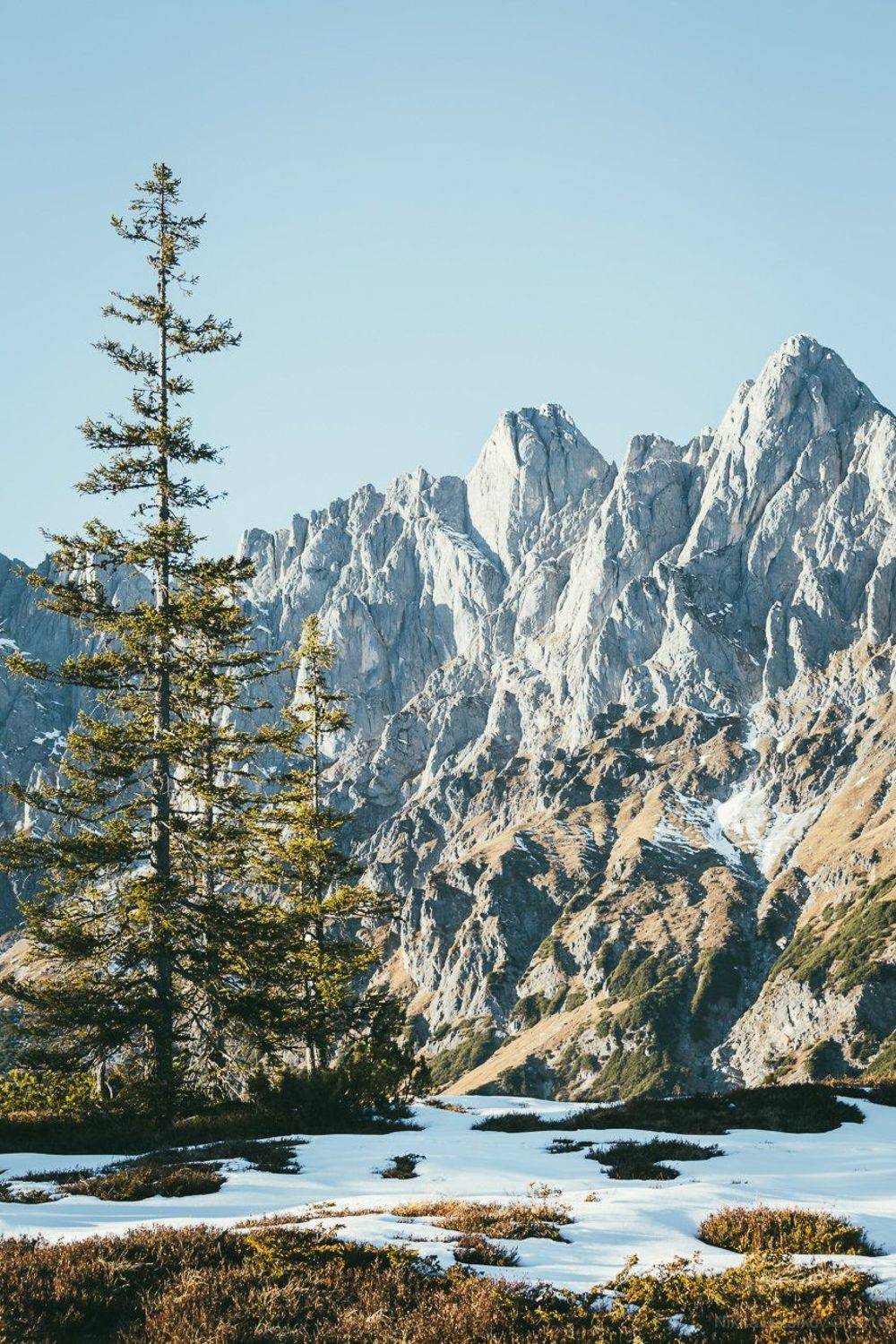 Австрия, Альпы, горы, зима, снег, Nikita Leksikov