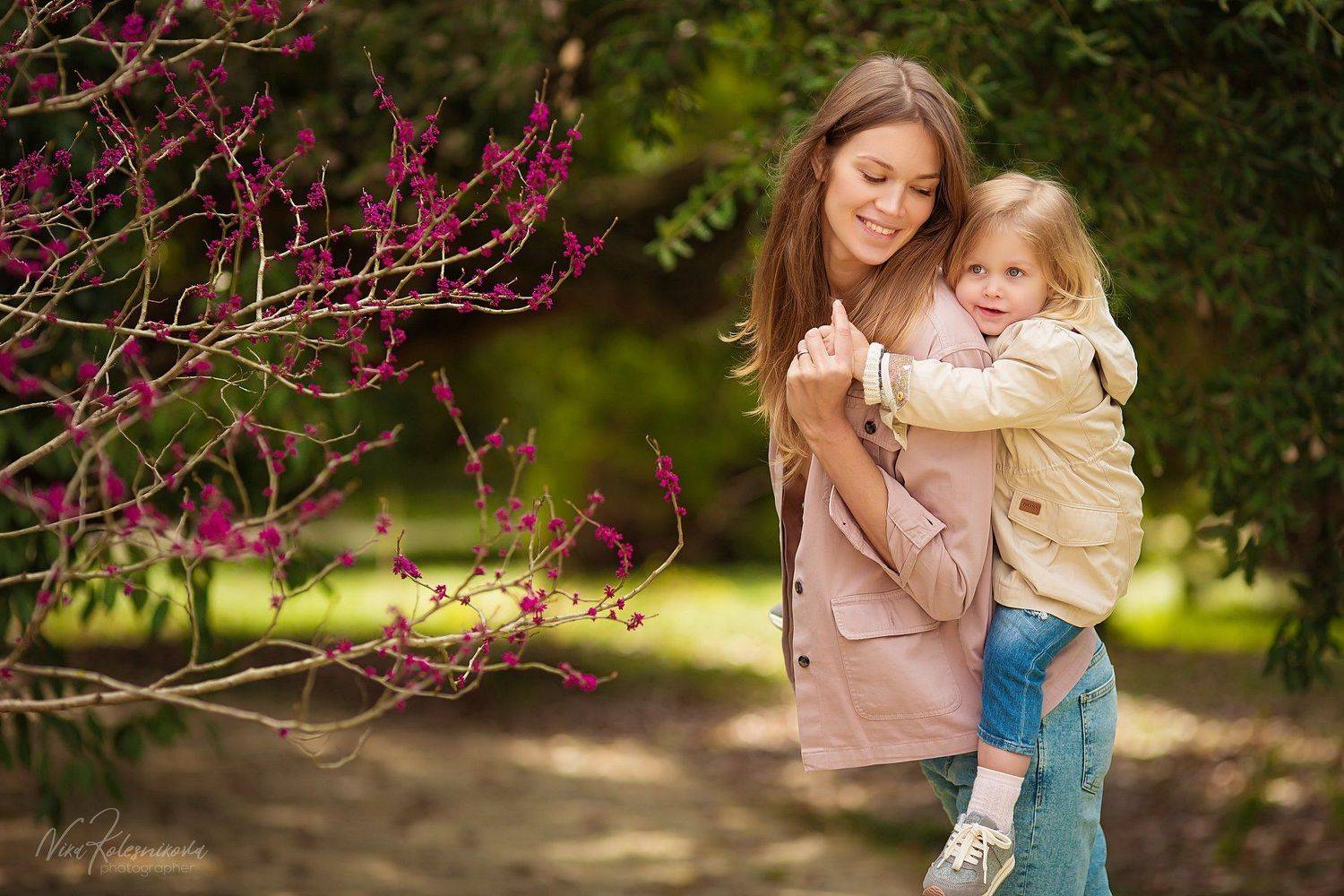 мама, дочь, семья, портрет, Ника Колесникова