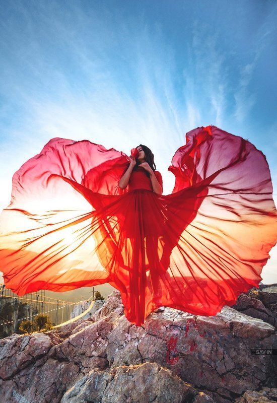 заря, рассвет, крым, красный Заря фото превью