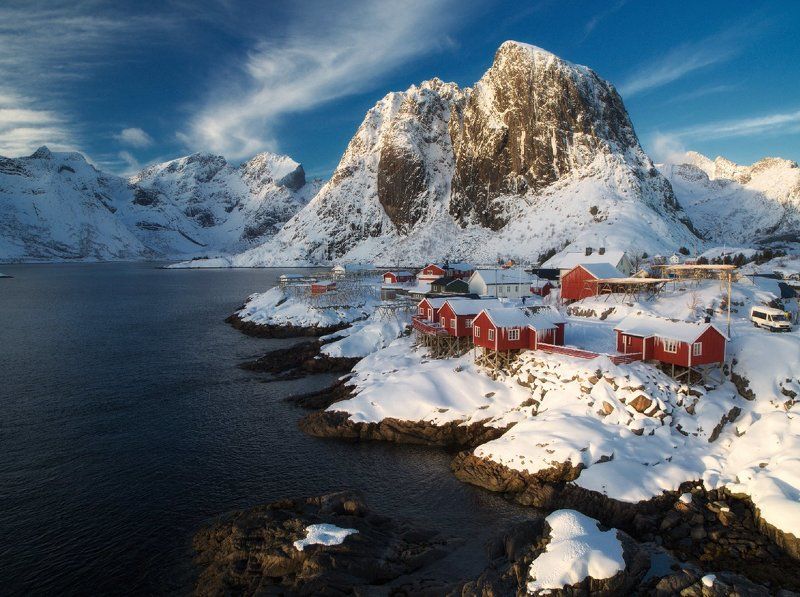 lofoten, norway Arctic morning фото превью