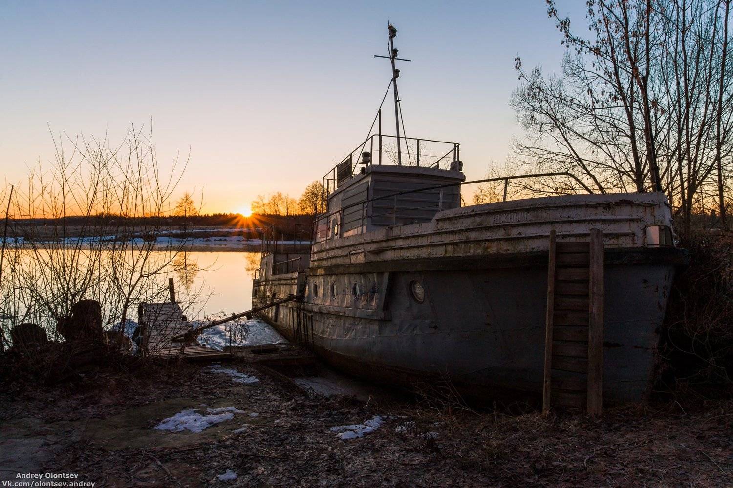дубна, пейзаж, весна, рассвет, canon, Андрей Олонцев