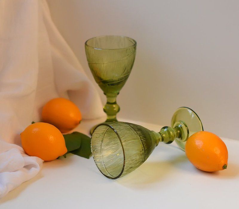 Лимоны,бокалы,кувшин. Весеннее настроение фото превью