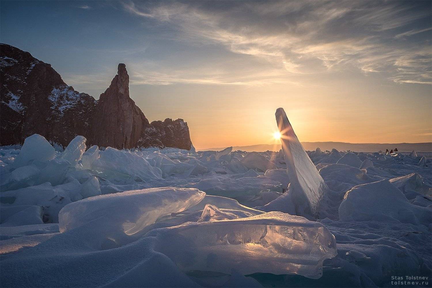 байкал, малое море, ольхон, лед, зима, хобой, Станислав Толстнев