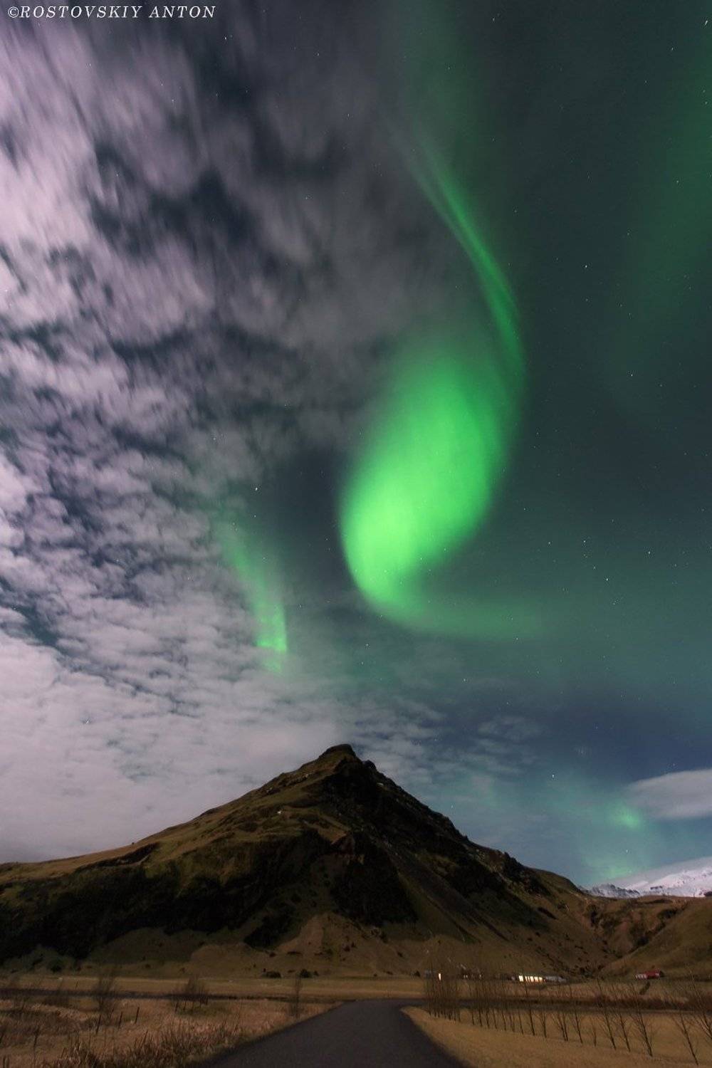 сияние, Исландия, Антон Ростовский