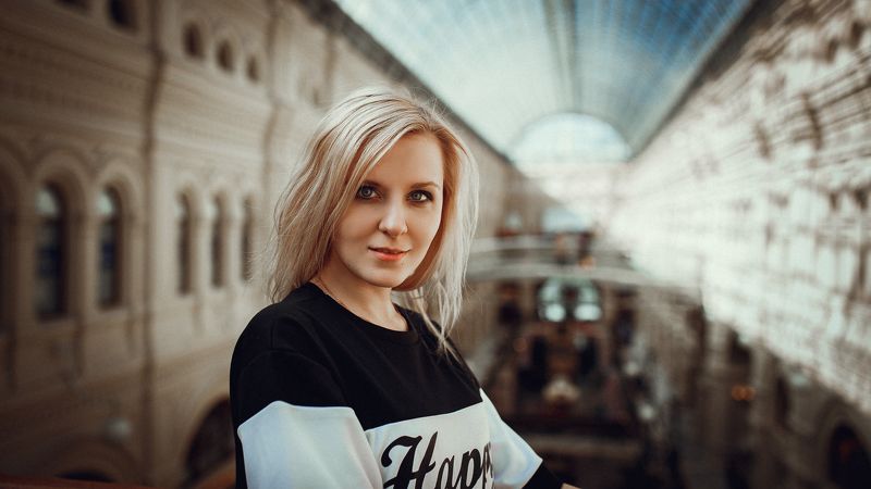 портрет, девушка, ГУМ фото превью