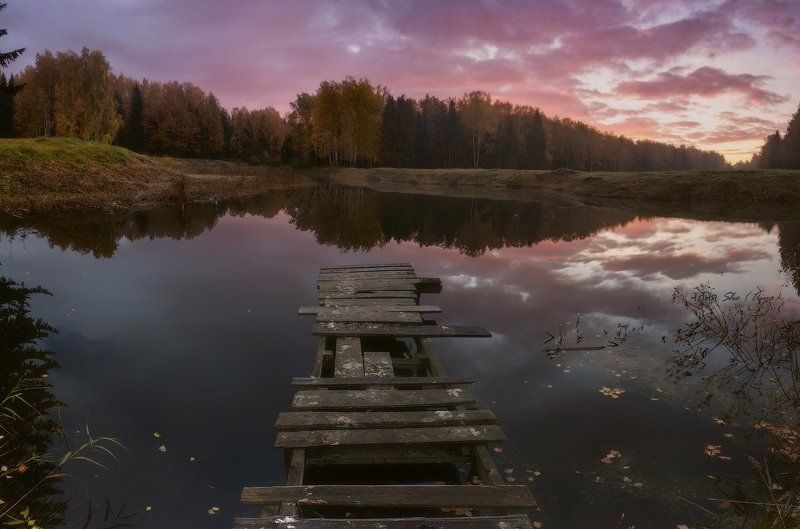 осень, павловск, павловский парк, питер, рассвет, санкт-петербрг, landscape, tsarskoyeselo, autumn Была осень.... фото превью