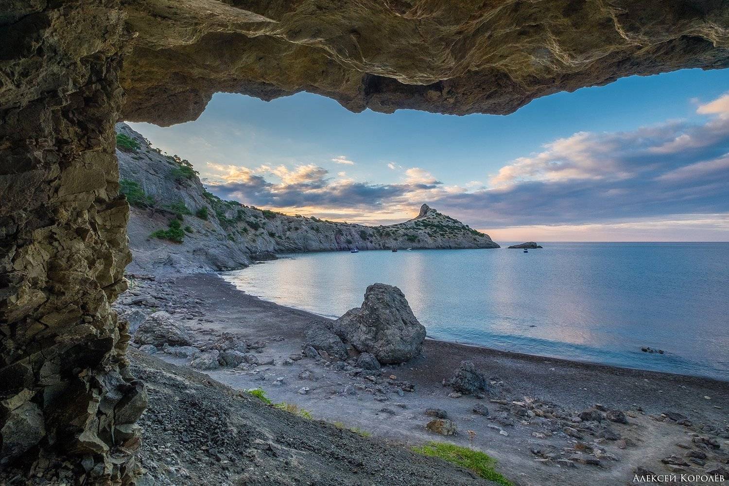 крым, россия, новый свет, судак, черное море, пейзаж, природа, рассвет, море, пляж, crimea, russia, novyi svet, sudak, black sea, landscape, nature, dawn, sea, beach, Алексей Королёв