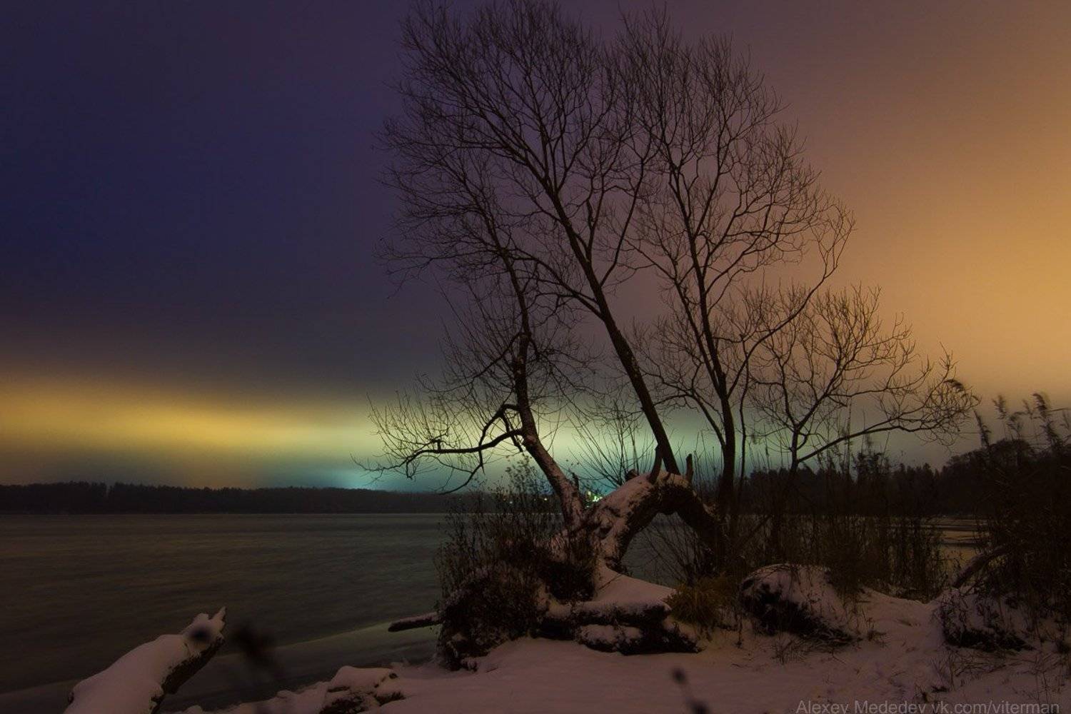 сенеж, озеро, осень, снег, лед, льдина, солнечногорск,, Алексей Медведев