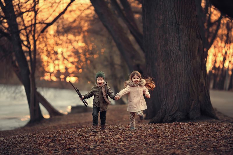 Весной в закат фото превью