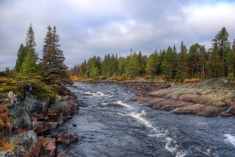 Северная осень фото превью