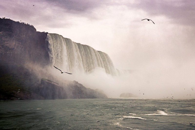 Канада, Ниагарский, водопад, река, пейзаж Водопад фото превью