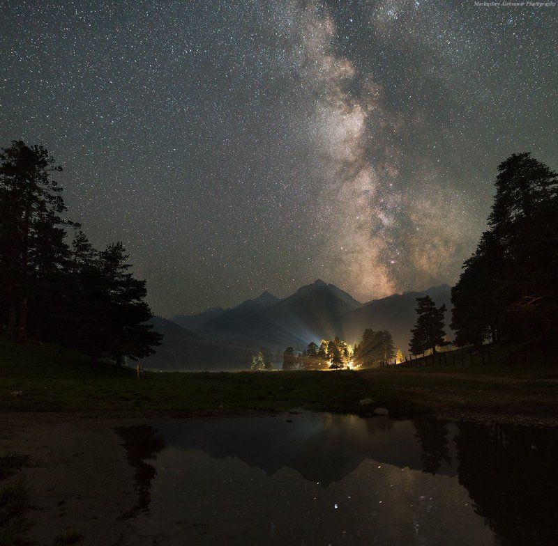 архыз, млечный путь, софия, milky way, август, звезды *** фото превью