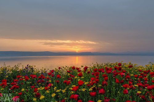 Закат над морем Галилейским