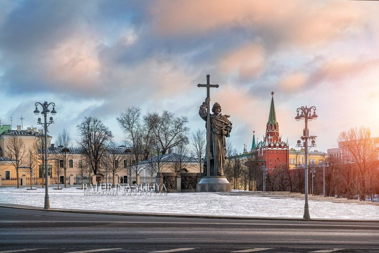 князь владимир, владимир, кремль, москва, памятник, боровицкая площадь, Юлия Батурина