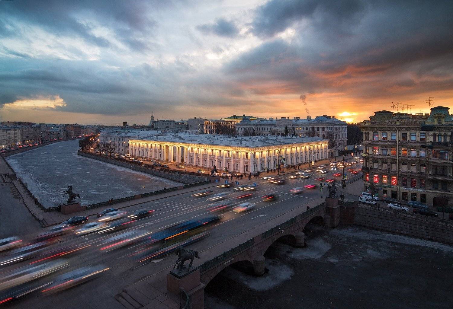 крыша, закат, город, пейзаж, urban exploration, Голубев Алексей