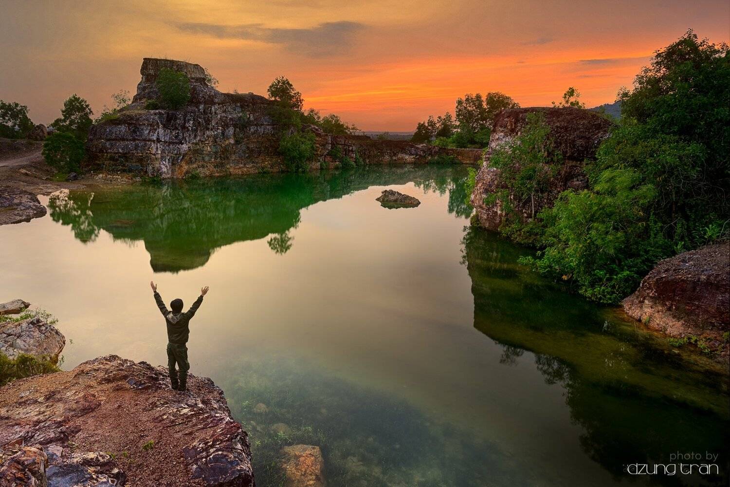 #sunrise #tapa #angiang #lake, Tran Minh Dung