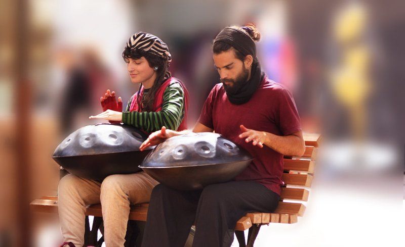 Уличные музыканты фото превью