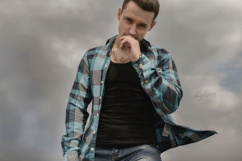 #brutal#guy#fashion#sky#smile# Brutally and charismatically фото превью