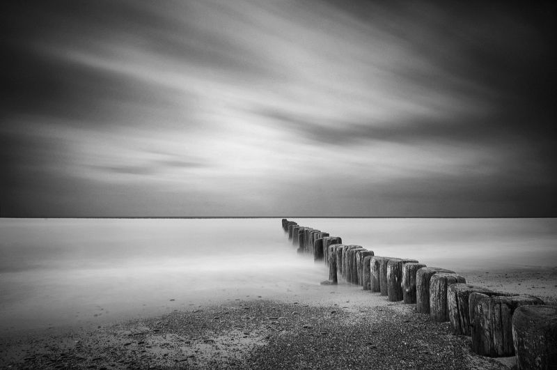 sea, long exposure  фото превью