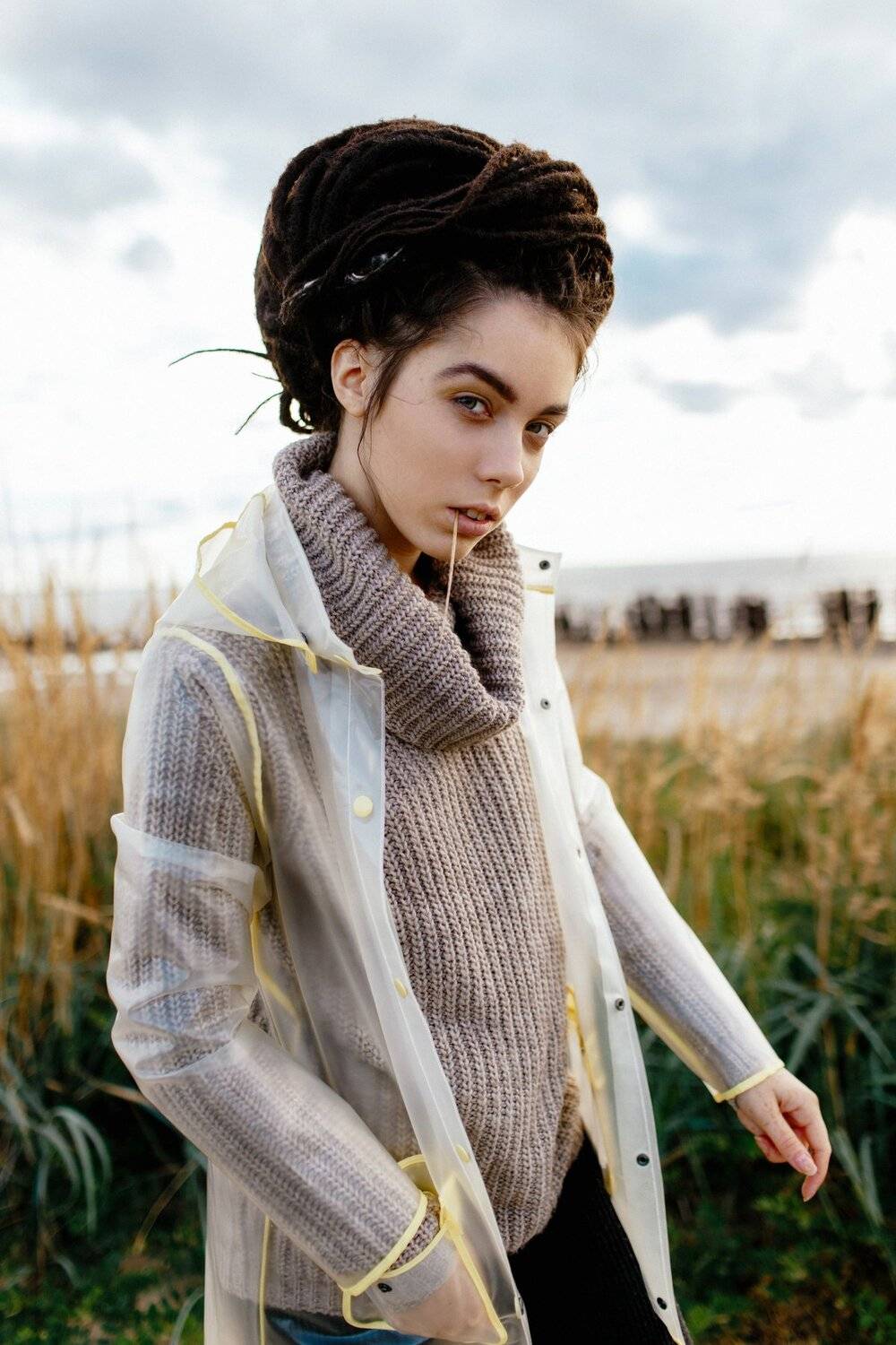 Девушка, море, дождь, погода, осень, фото, фотограф, Архангельск, Ягры, Бастет, Dmitry Bastet