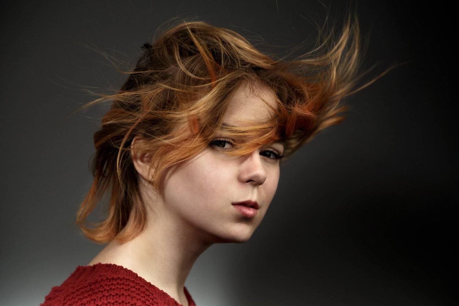 portrait, girl, people, color, eyes, light, девушка, studio, студия, портрет, head, свет, человек, эмоции, цвет, фотосессия, falsh, Иван Лосев