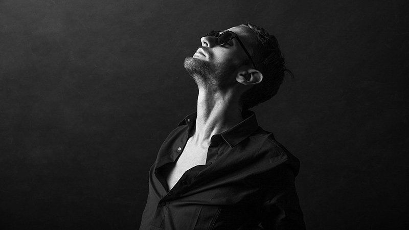 портрет, мужской портрет, чб, студийный портрет V E R G I L фото превью