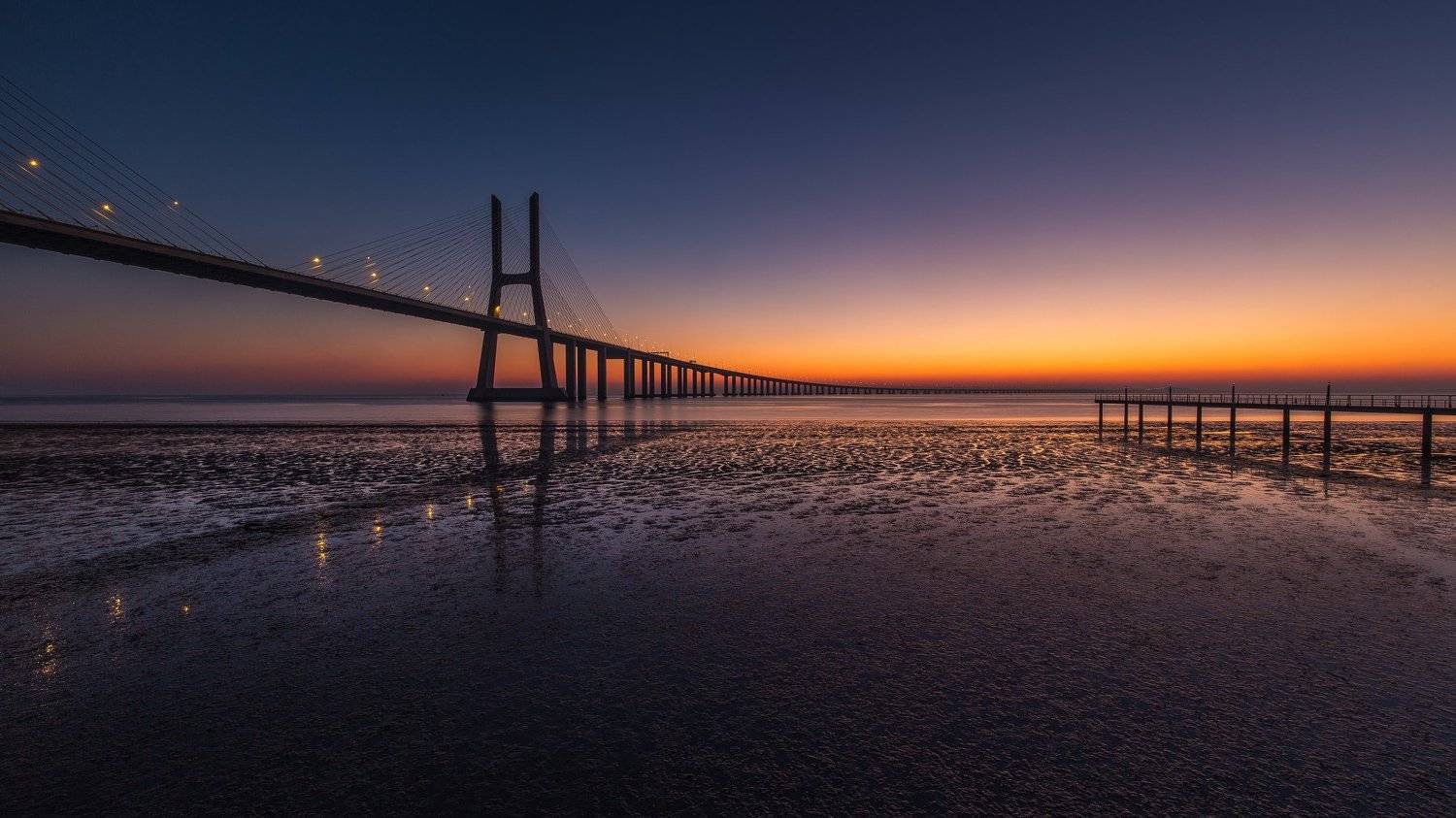 мост, рассвет, Александр Куренной