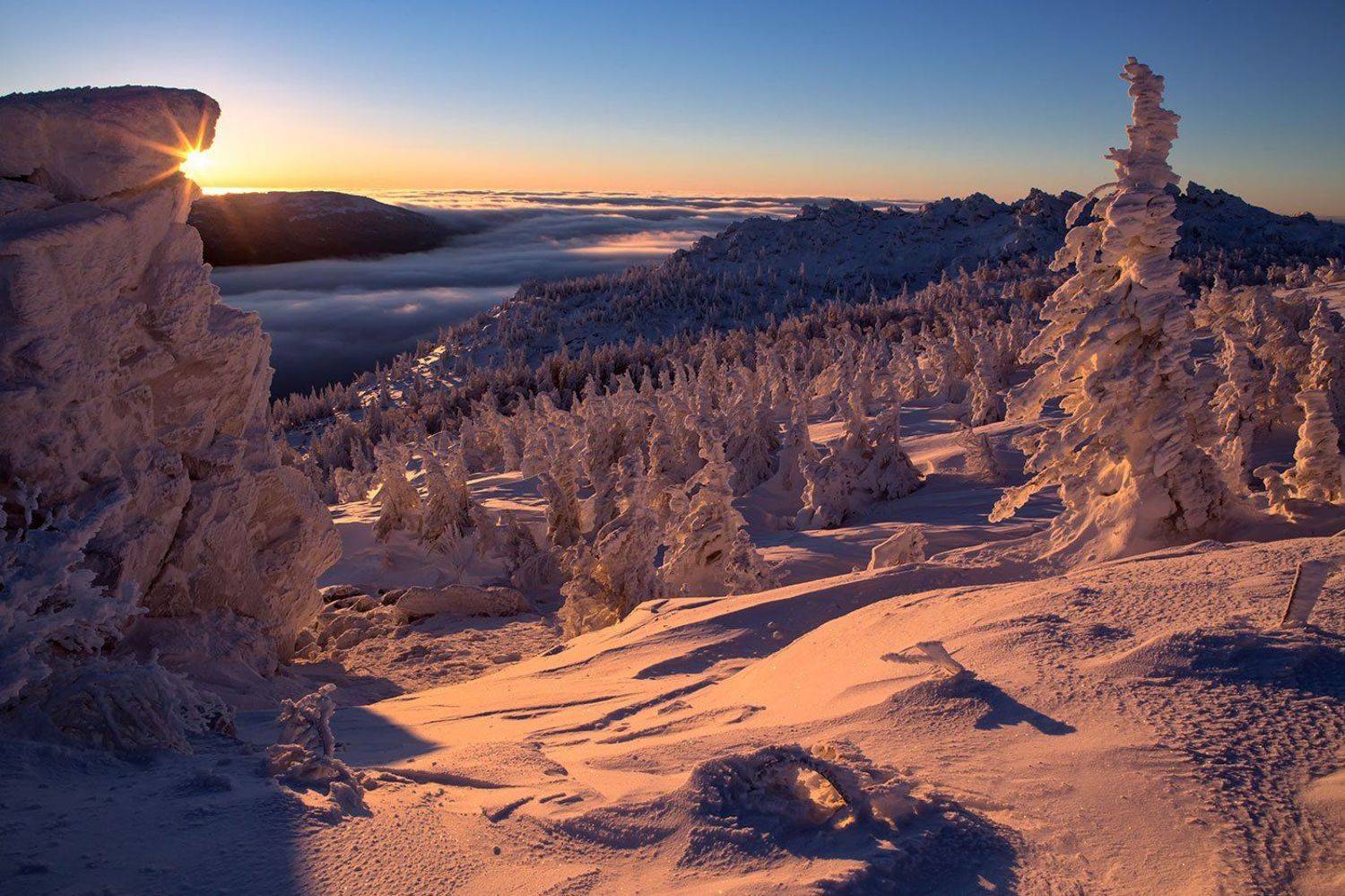 южный урал, таганай, зима, Сергей Карпухин