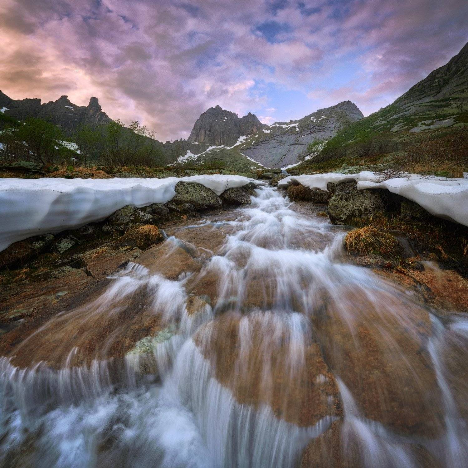 красноярский край, западные саяны, национальный парк  ергаки, озеро, рассвет, перевал птица, покой, природа, ручей., Рафаэль Гатиятуллин