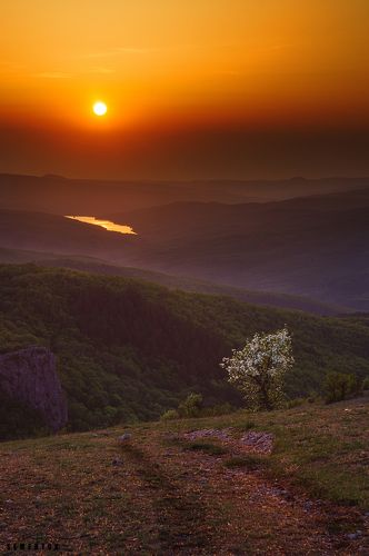 Закат на Басмане.
