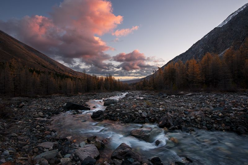 Долина реки Актру, Алтай фото превью