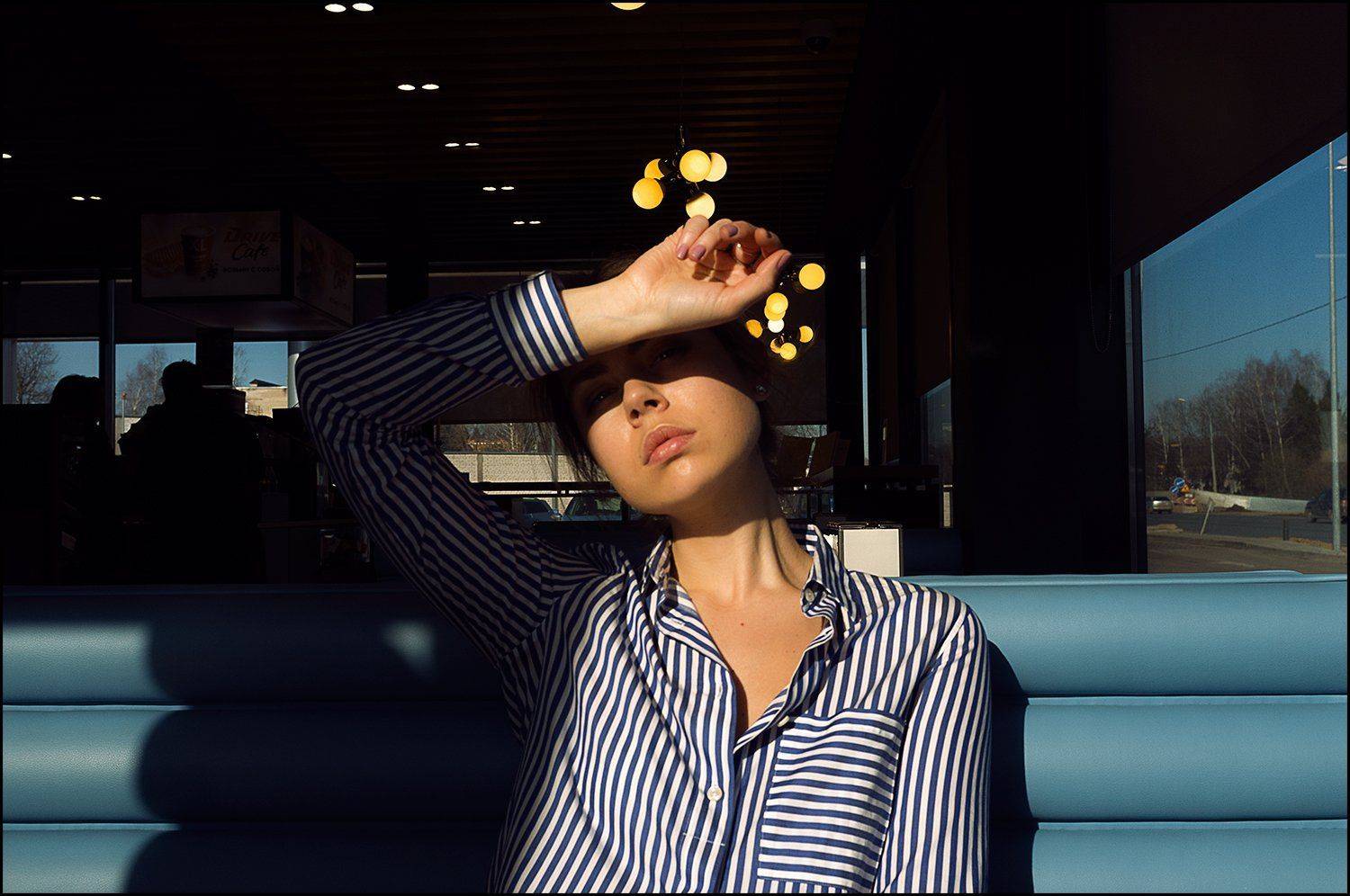 portrait, girl, sun, солнце, портрет, девушка, весна, Bobby