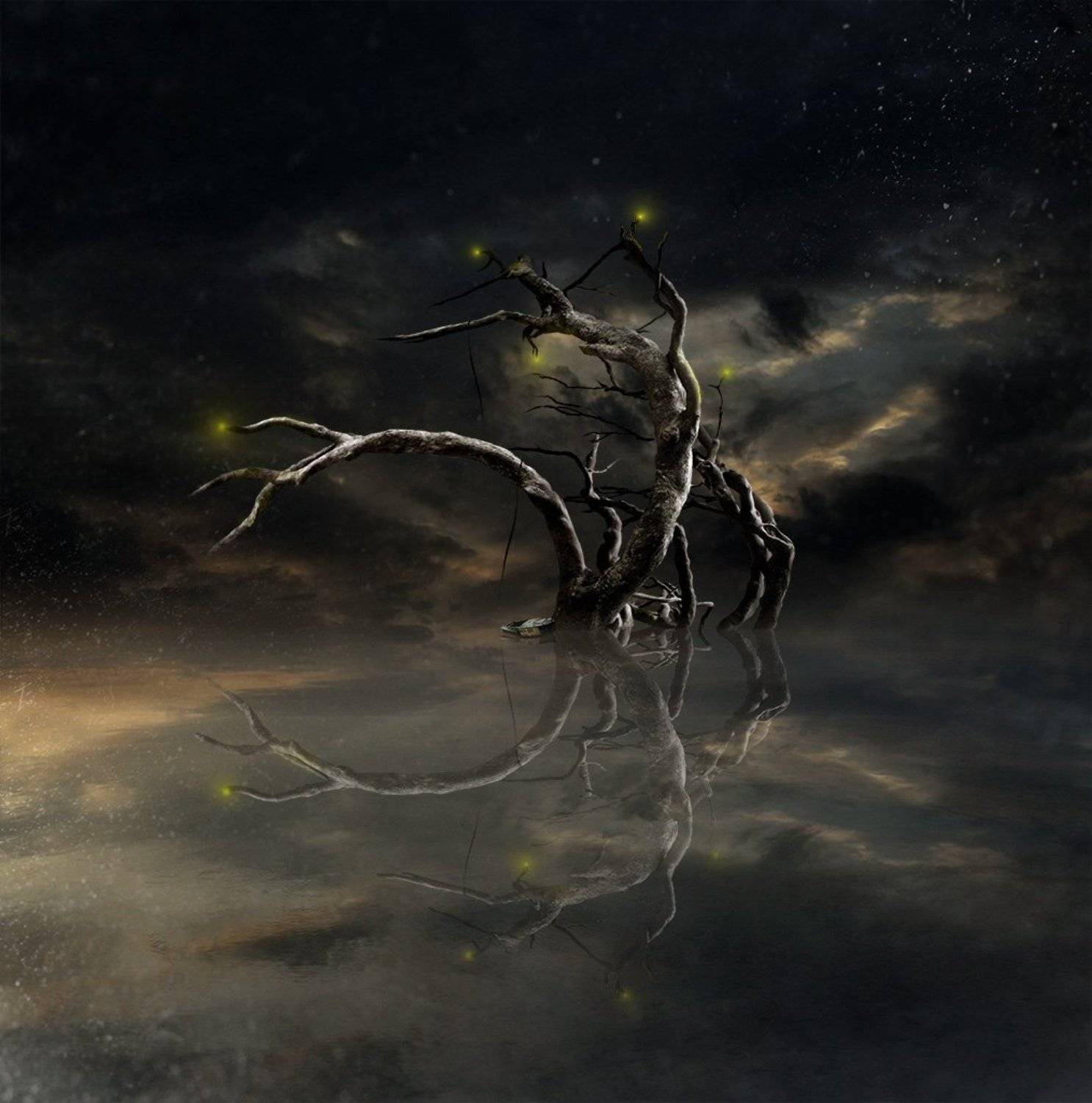 дерево, пейзаж, Виктор Поздняк