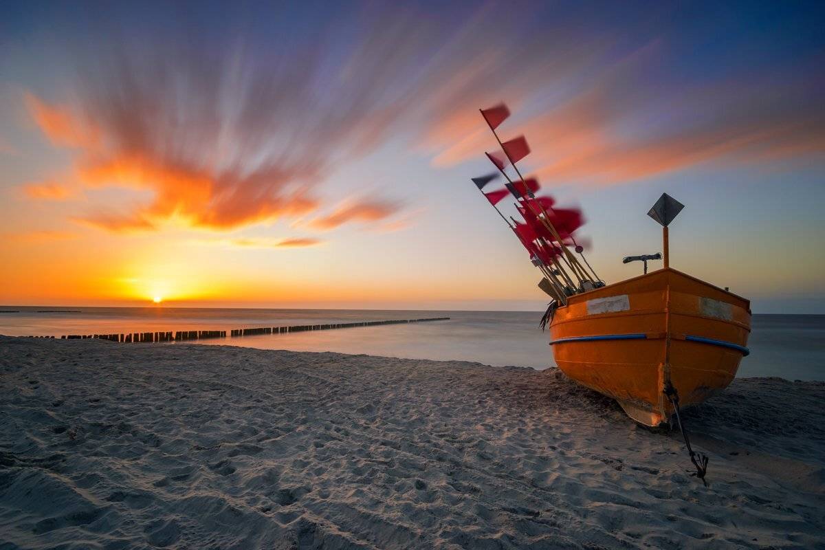 sea,sunset,baltic,poland, Mariuszbrcz