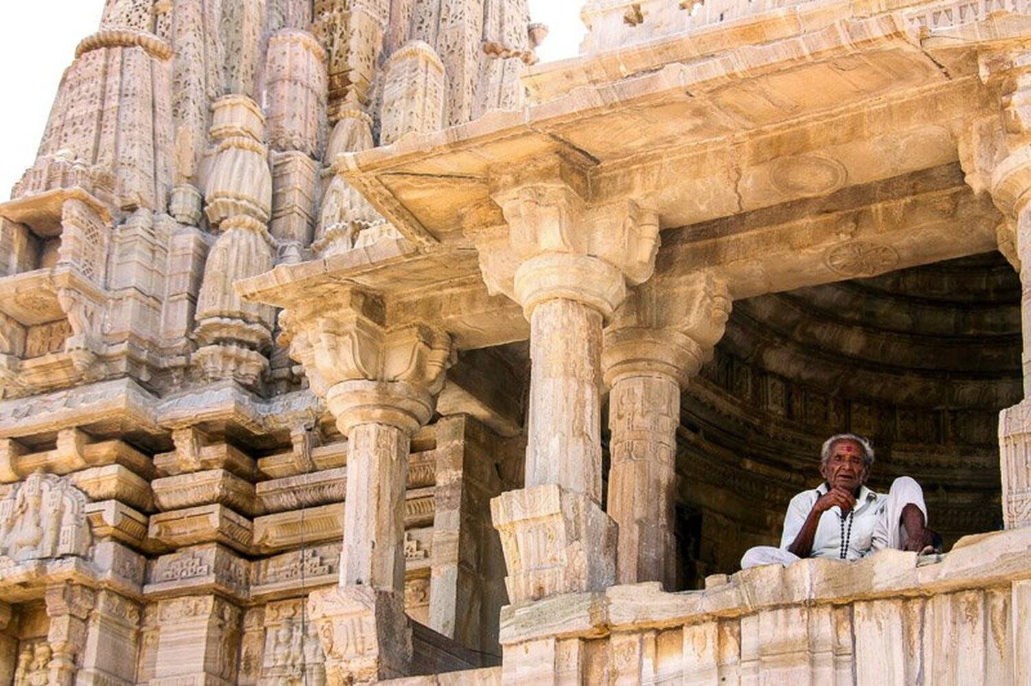 Индия. Читаугарх, старик, храм, путешествие, индуизм, Сергей Козинцев