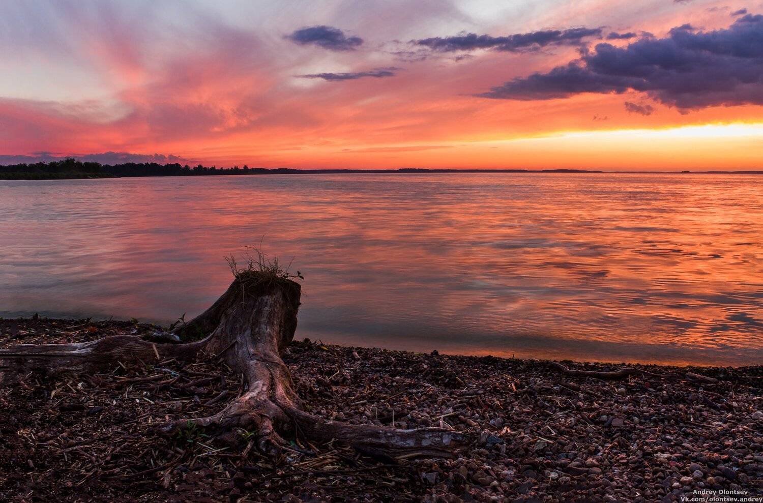 дубна, пейзаж, закат, canon, Андрей Олонцев