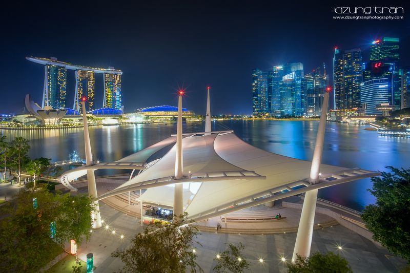 #cityscape #singapore #night #skyline Singapore by night фото превью
