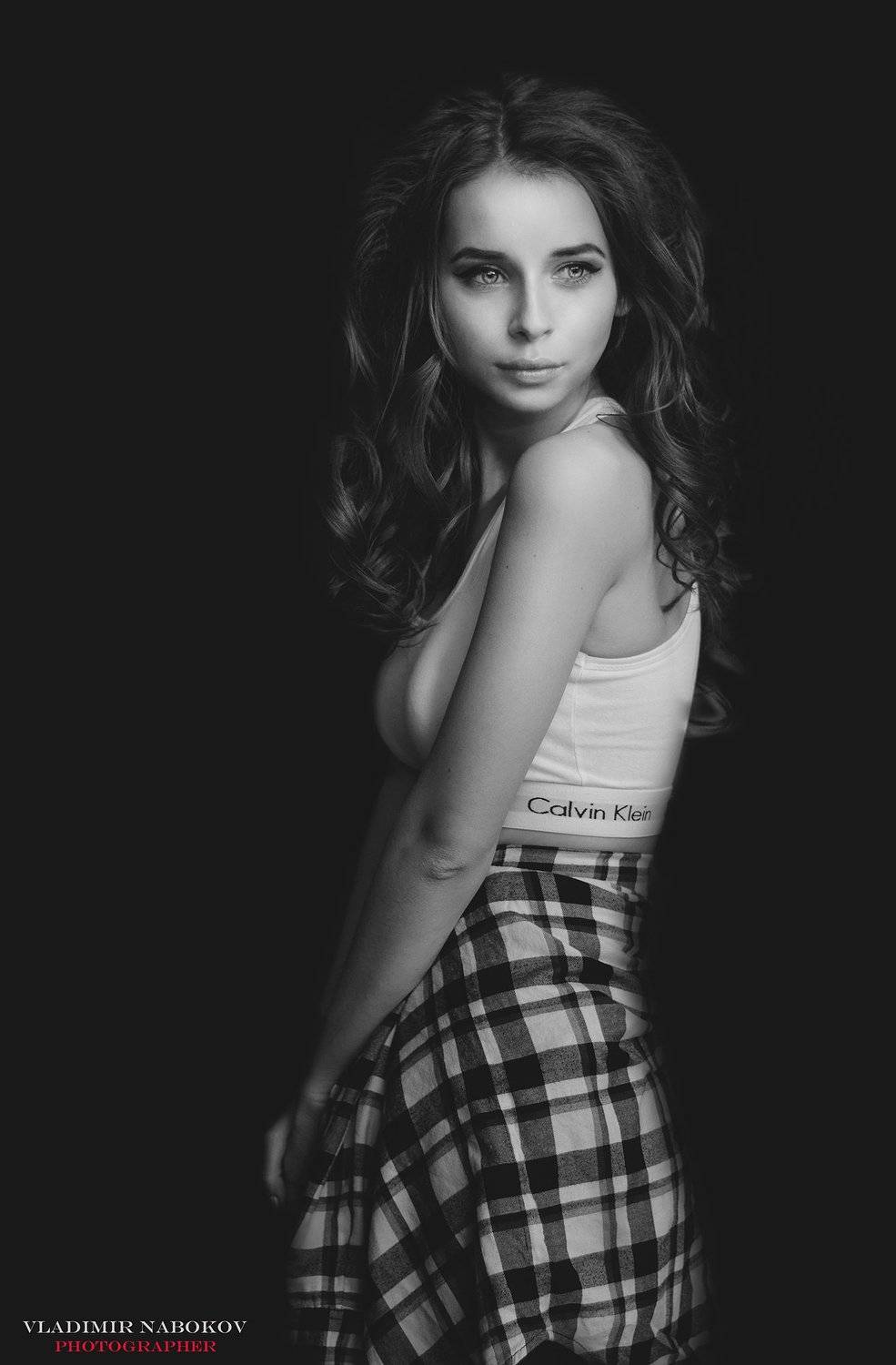 Портрет модель черное белое , Владимир Набоков