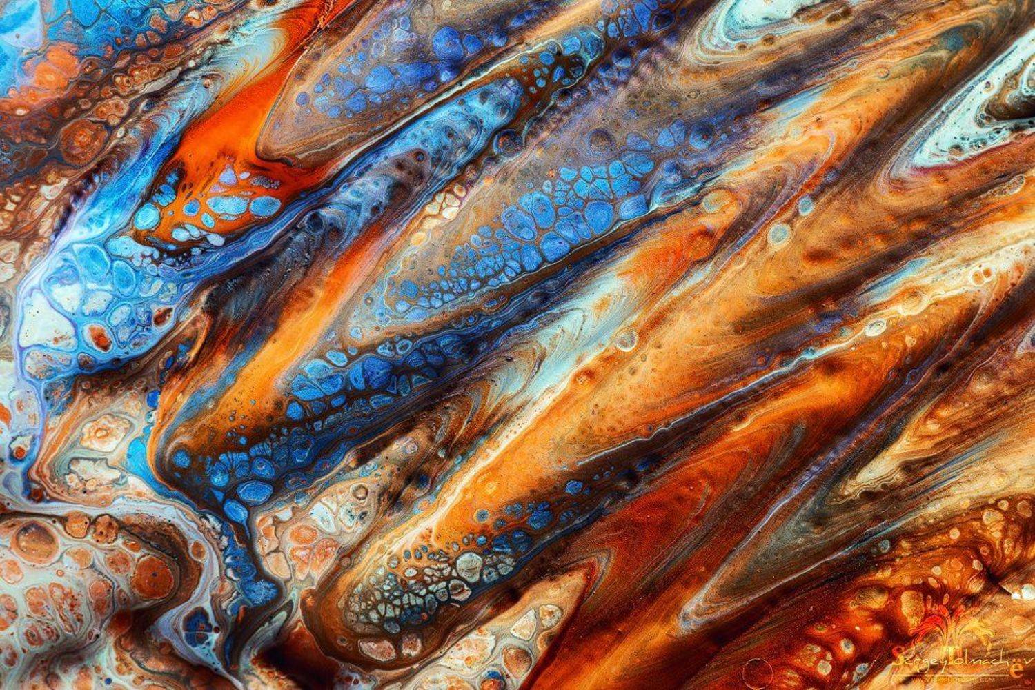 арт, абстракция, макро, цвет, краски, сергейтолмачев,, Сергей Толмачев