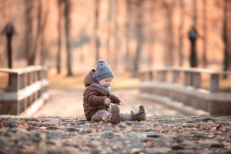 Дети осень   фото превью