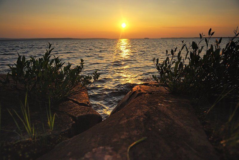 Канозеро на закате фото превью