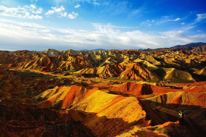장액시[張掖市] 칠채산 [七彩山] фото превью