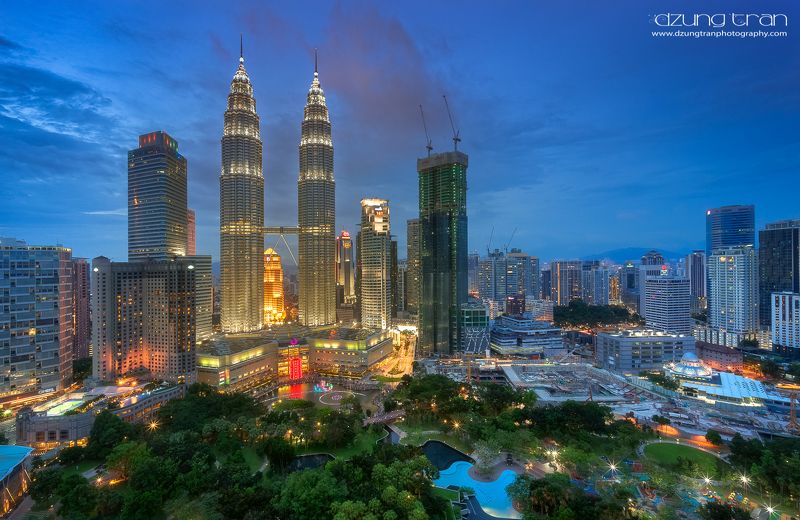 #cityscape #malaysia #kualalumpur #reflection #night Kuala Lumpur by night фото превью