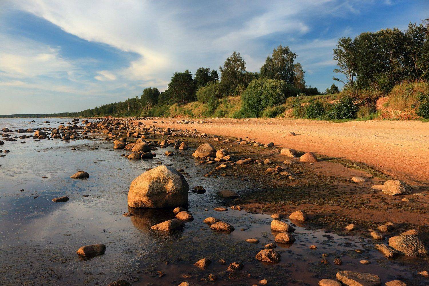латвия, вечер, море, облака, закат, камни, курмрагс, лето, август, берег, пляж, облака, песок, вода, небо, свет, природа, пейзаж, Karlis Keisters